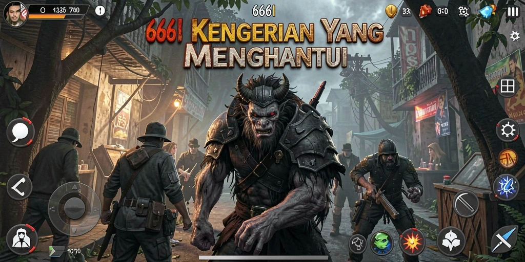 Gameplay menyeramkan di dunia gelap penuh kengerian.