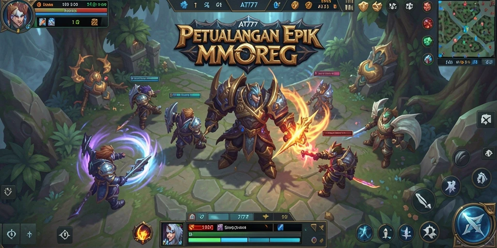 Screenshot gameplay AT777 dengan aksi seru di dunia MMORPG.
