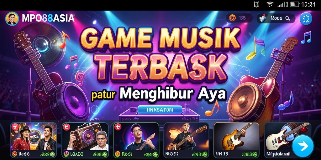 Screenshot MPO88ASIA menampilkan gameplay musik yang seru dan menantang.