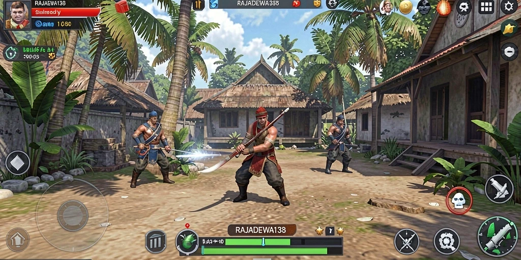Tampilan gameplay RAJADEWA138 yang menarik dan interaktif.