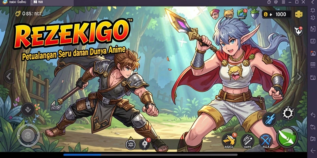 Tampilan gameplay <strong>REZEKIGO</strong> yang menarik dan penuh aksi.