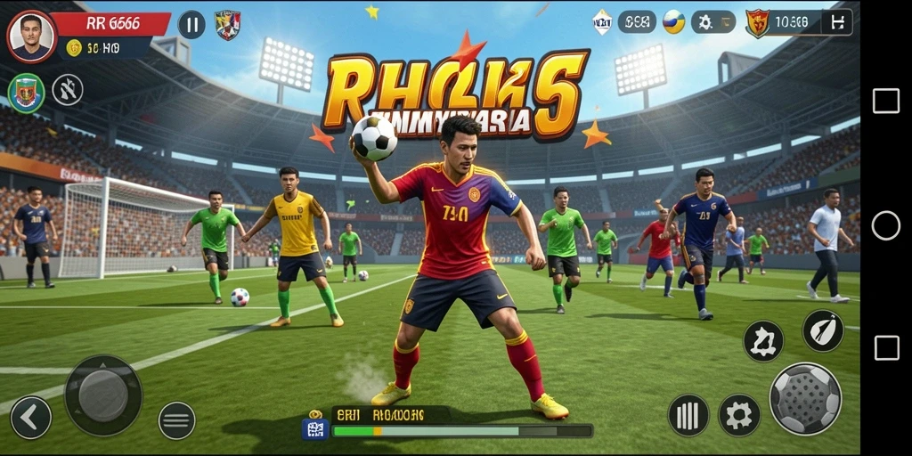 Gameplay seru dari RR666 menampilkan aksi olahraga yang mendebarkan.