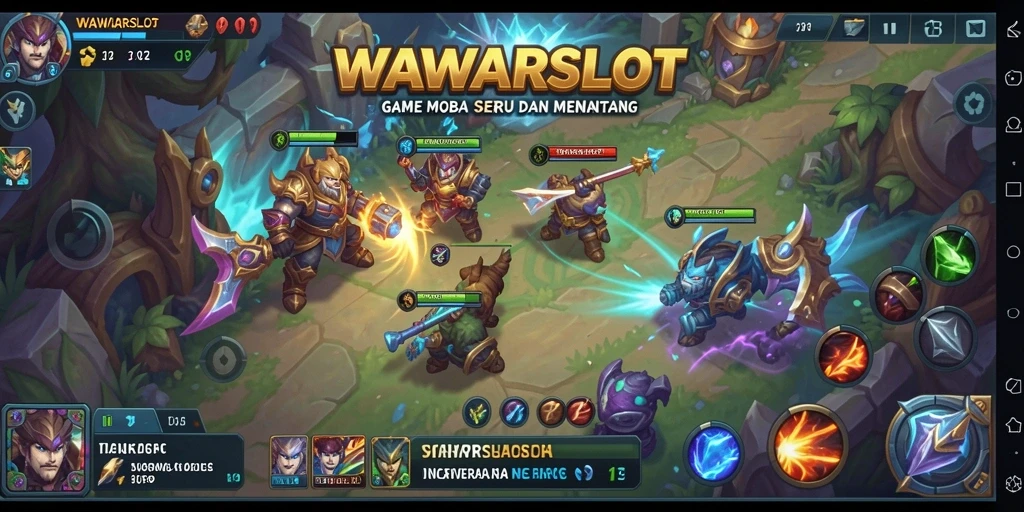 Gameplay seru di WAWARSLOT dengan pertarungan strategis.